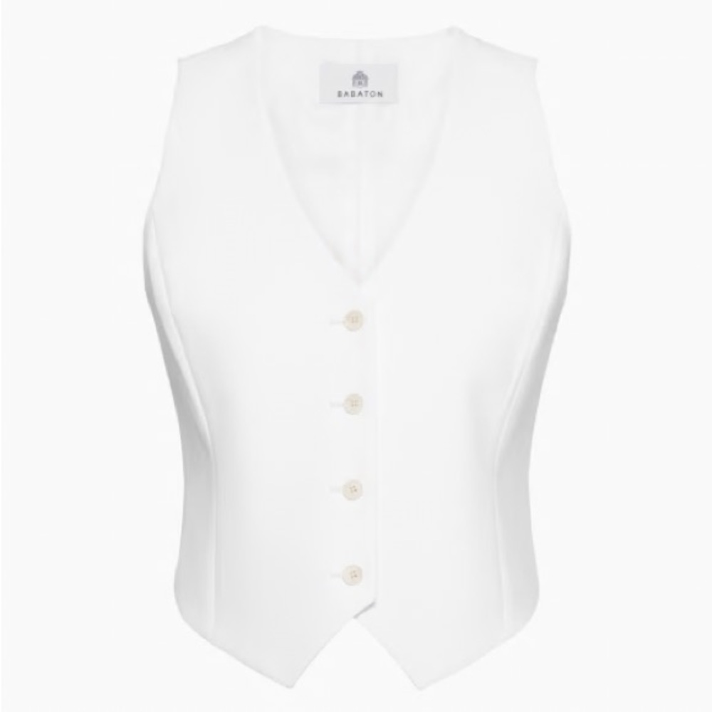 Aritzia Babaton Deniro Vest - White
